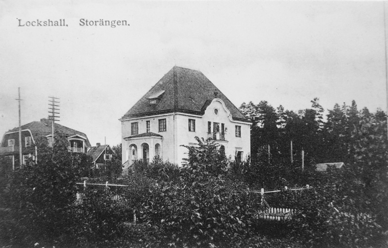 Nackas första kommunhus, på Lindvägen 13 i Storängen Vykort från 1910. Nacka lokalhistoriska arkiv.